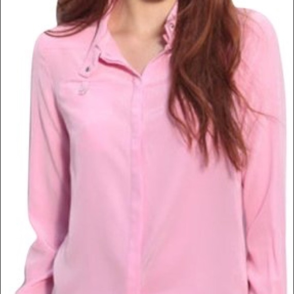 Diane Von Furstenberg DVF Marianna Pink Top